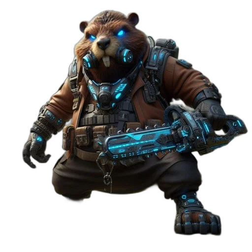 creature, animal, weapon, staff transparent PNG cut-out