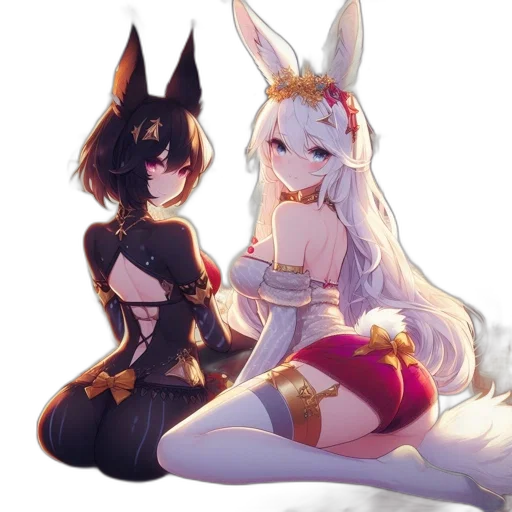 staff, dress, crown, mask transparent PNG cut-out