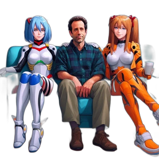 robot, furniture, anime, concept art transparent PNG cut-out