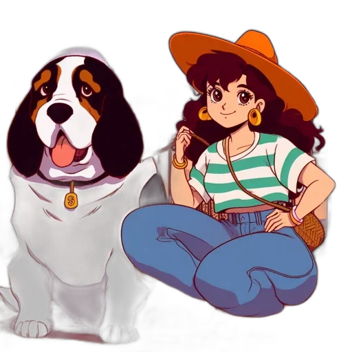 animal, hat, cartoon, concept art transparent PNG cut-out