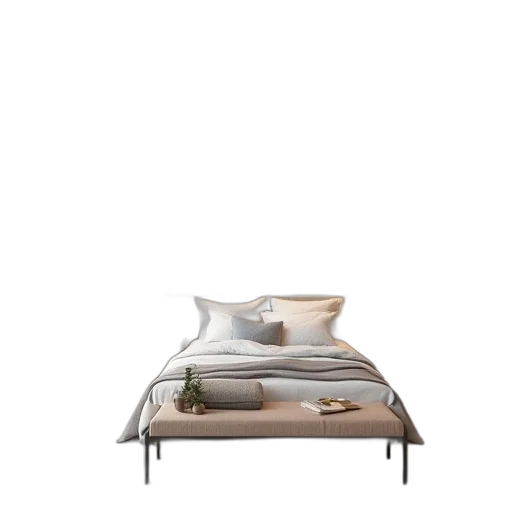 furniture, 3d render, photorealistic, earth tones transparent PNG cut-out