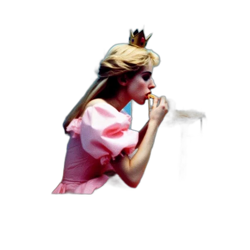 crown, dress, staff, umbrella transparent PNG cut-out