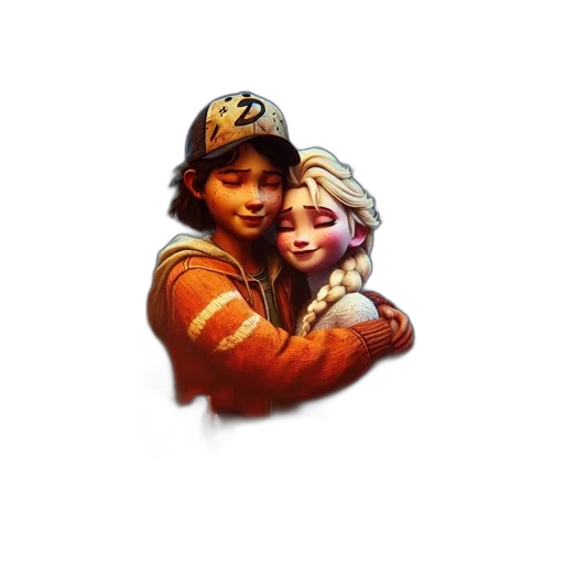 hat, jacket, pixel art, photorealistic transparent PNG cut-out
