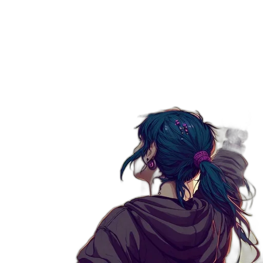 jacket, hair, mask, hat transparent PNG cut-out