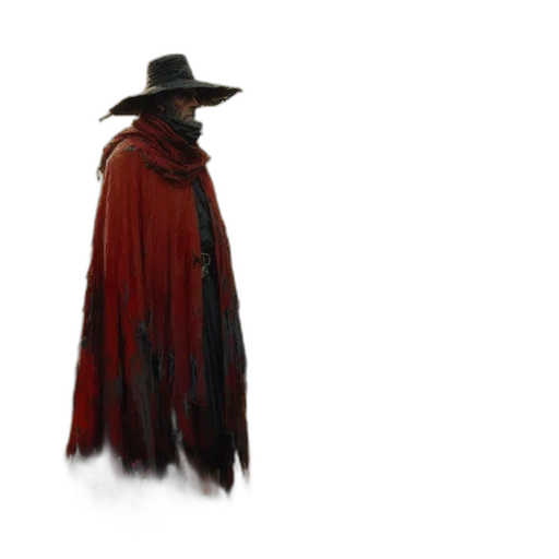 hat, mask, staff, jacket transparent PNG cut-out