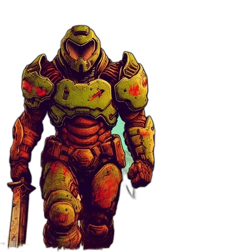 robot, weapon, sword, concept art transparent PNG cut-out