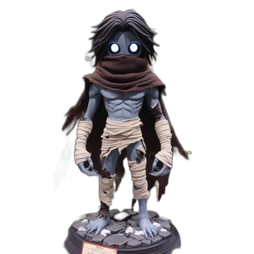 mask, concept art, fantasy art, 3d render transparent PNG cut-out
