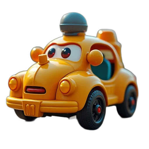 car, robot, 3d render, concept art transparent PNG cut-out