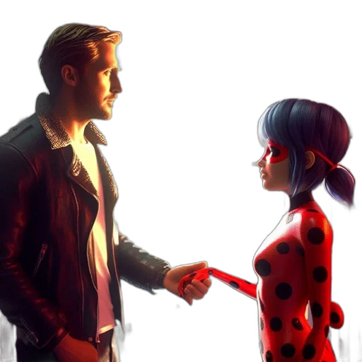 jacket, concept art, comic book art, 3d render transparent PNG cut-out