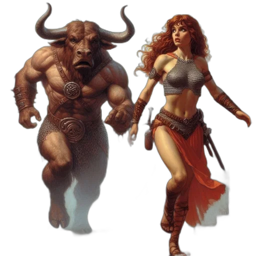 concept art, fantasy art, comic book art, pixel art transparent PNG cut-out