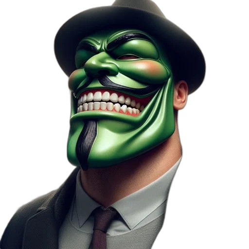 mask, face, hat, staff transparent PNG cut-out