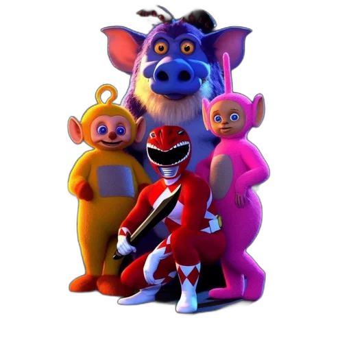 animal, staff, mask, robot transparent PNG cut-out