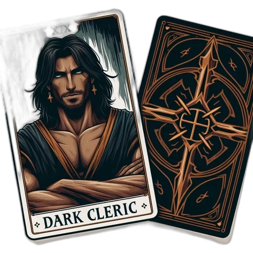 fantasy art, concept art, dark, two transparent PNG cut-out