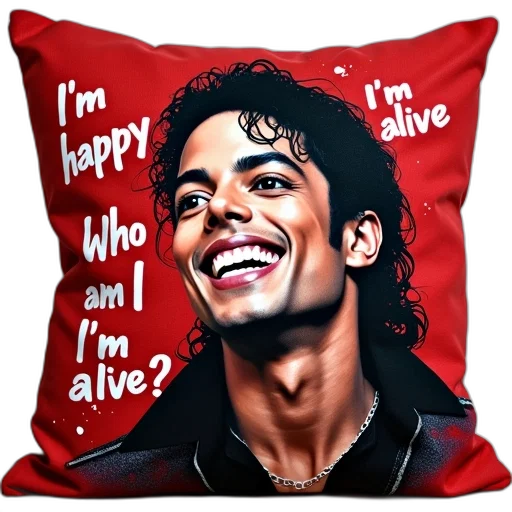 photorealistic, cartoon, red, cushion transparent PNG cut-out