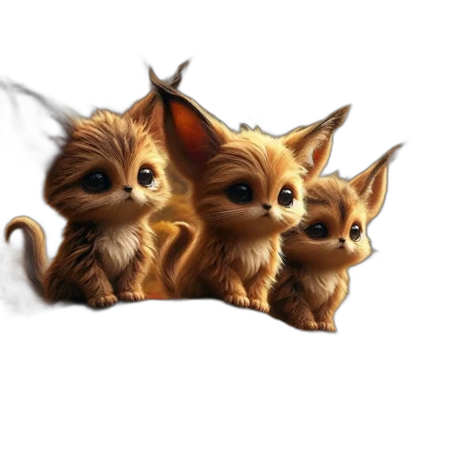 animal, staff, concept art, photorealistic transparent PNG cut-out