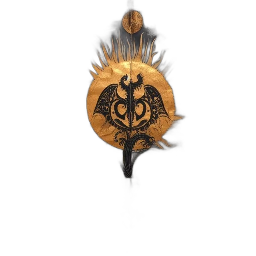 crown, dragon, jewelry, staff transparent PNG cut-out