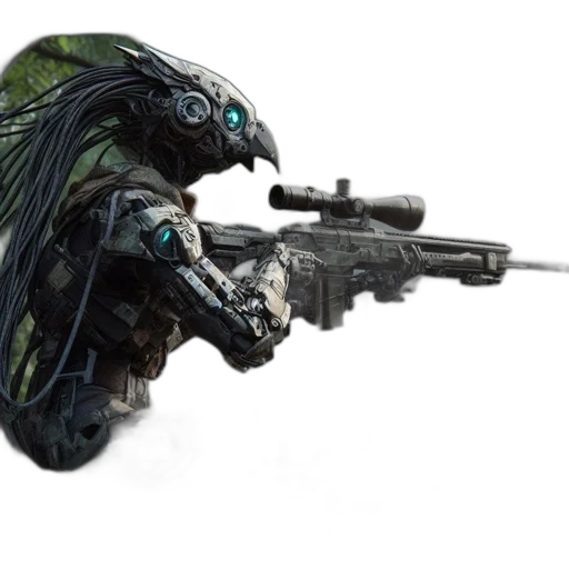 weapon, robot, animal, creature transparent PNG cut-out