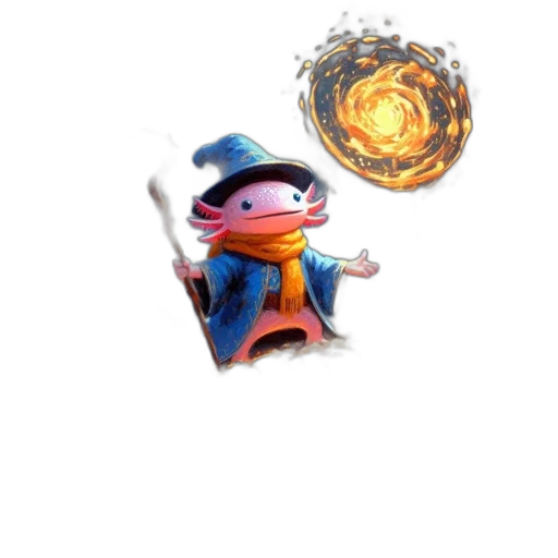 staff, weapon, dragon, hat transparent PNG cut-out