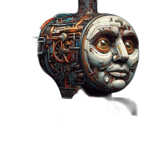 mask, robot, face, jewelry transparent PNG cut-out