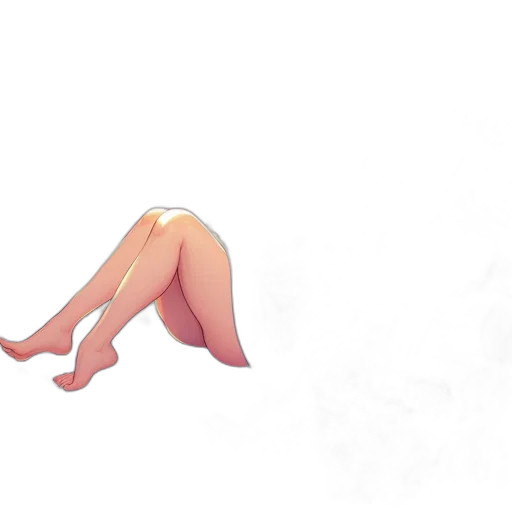 shoes, dress, creature, hair transparent PNG cut-out