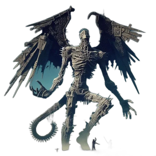 creature, robot, dragon, weapon transparent PNG cut-out