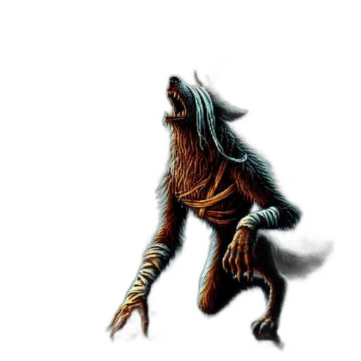 creature, animal, dragon, staff transparent PNG cut-out