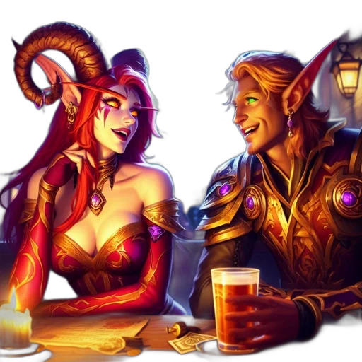 fantasy art, concept art, comic book art, pixel art transparent PNG cut-out