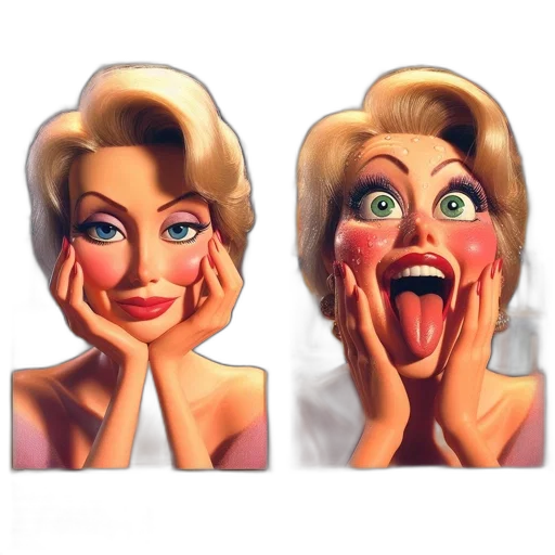 face, mask, 3d render, photorealistic transparent PNG cut-out