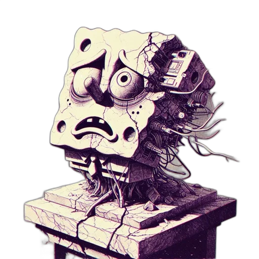 robot, mask, face, creature transparent PNG cut-out