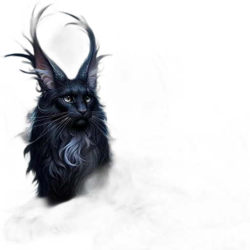 dragon, creature, animal, hair transparent PNG cut-out