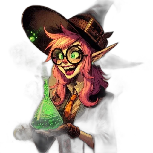 staff, hat, concept art, fantasy art transparent PNG cut-out