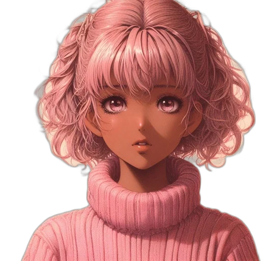 face, hair, dress, jacket transparent PNG cut-out