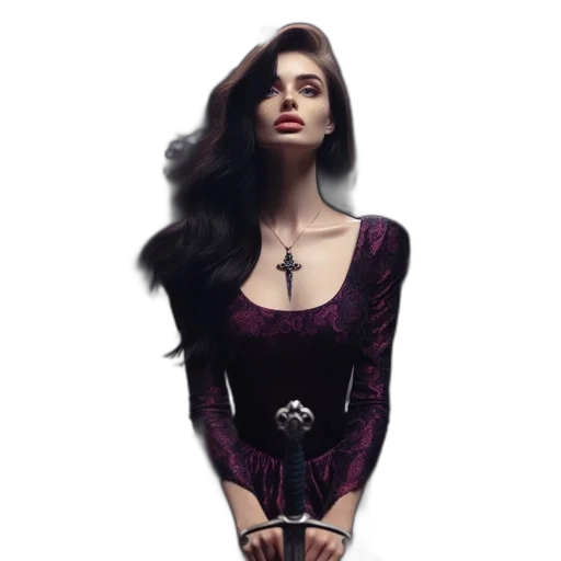 dress, jewelry, fantasy art, photorealistic transparent PNG cut-out
