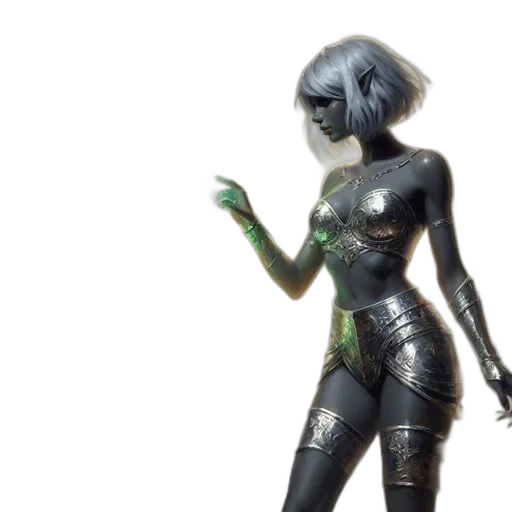 robot, concept art, cyberpunk, 3d render transparent PNG cut-out