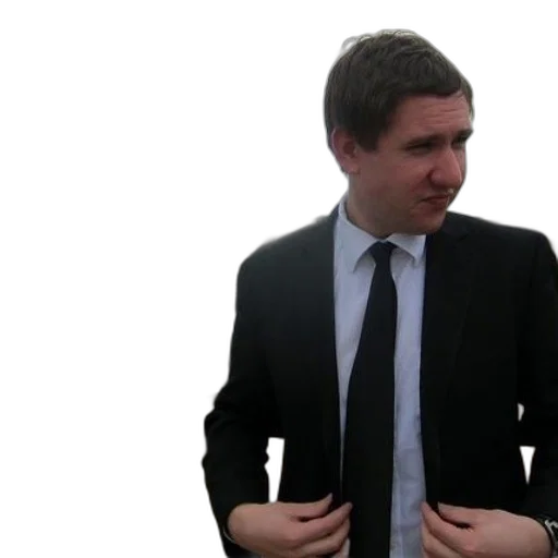 staff, jacket, man, black transparent PNG cut-out