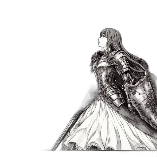 sword, dress, weapon, crown transparent PNG cut-out