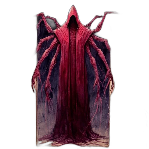 creature, dress, mask, hair transparent PNG cut-out