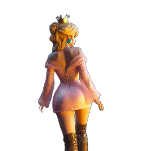 dress, crown, staff, jacket transparent PNG cut-out