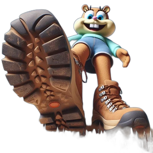 shoes, animal, creature, 3d render transparent PNG cut-out