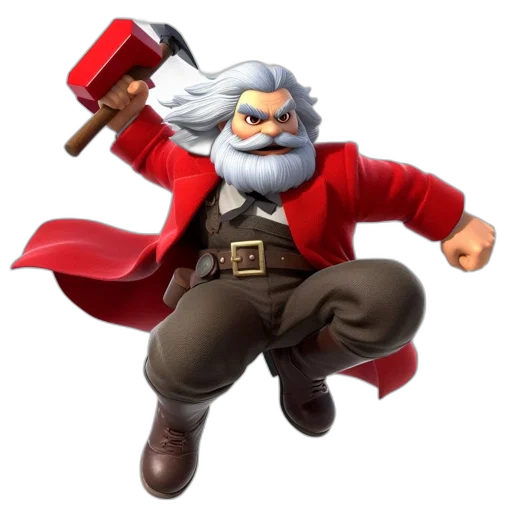 staff, 3d render, concept art, animated transparent PNG cut-out