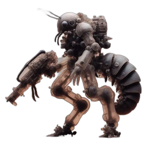 robot, creature, weapon, animal transparent PNG cut-out
