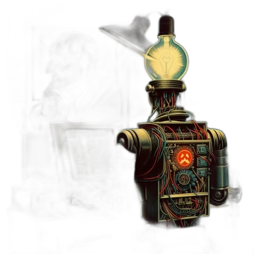 robot, bottle, weapon, staff transparent PNG cut-out