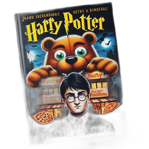concept art, comic book art, humorous, harry transparent PNG cut-out