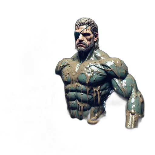 concept art, comic book art, 3d render, photorealistic transparent PNG cut-out