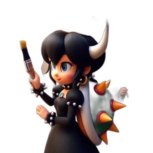 staff, weapon, concept art, 3d render transparent PNG cut-out