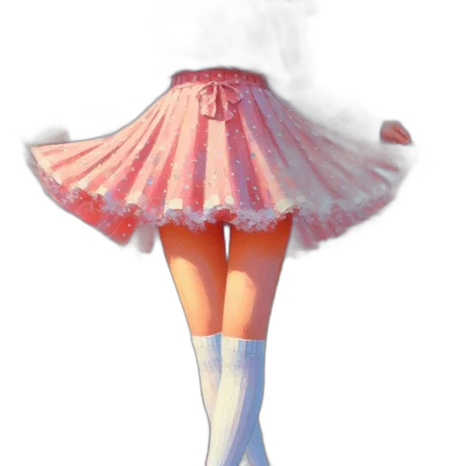 dress, hat, staff, umbrella transparent PNG cut-out
