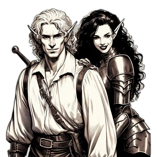 comic book art, fantasy art, concept art, cartoon transparent PNG cut-out