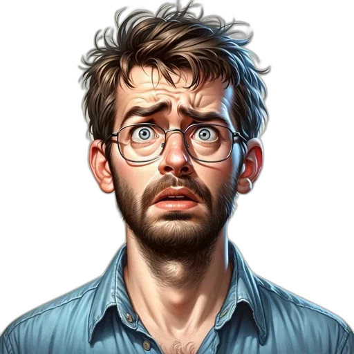 face, staff, jacket, hair transparent PNG cut-out