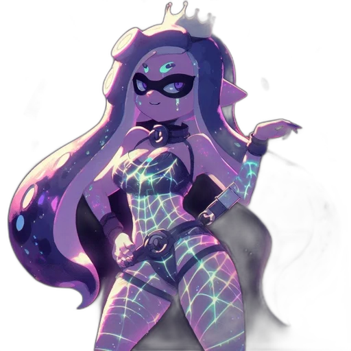 dress, crown, creature, robot transparent PNG cut-out