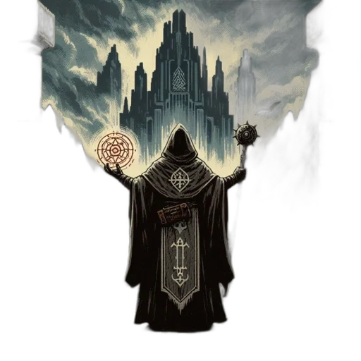 jacket, sword, crown, staff transparent PNG cut-out